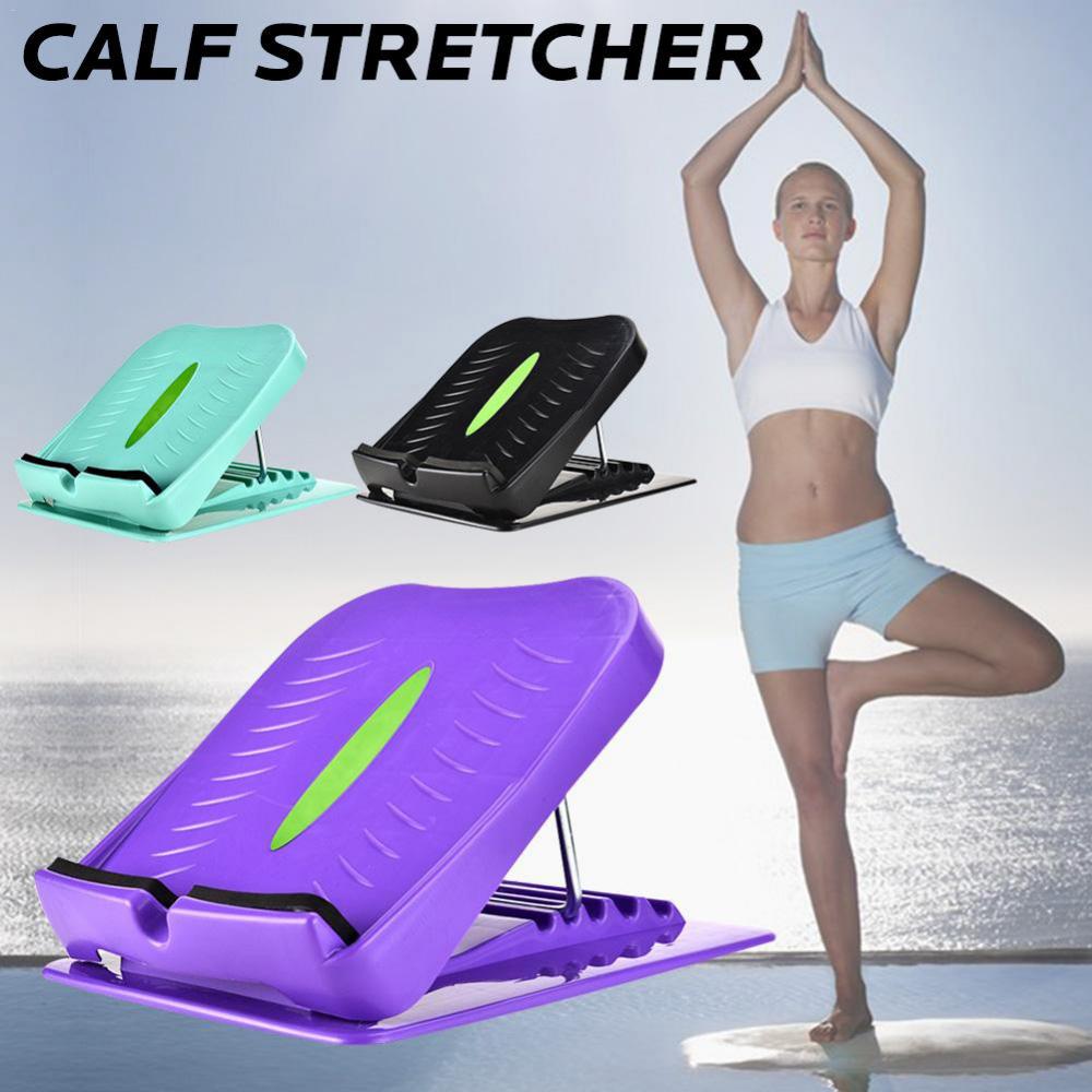 Anti-Slip Adjustable Foot Calf Stretcher Incline Board Body Stretching Tool Calf Stretch Board textured surface prevent slipping