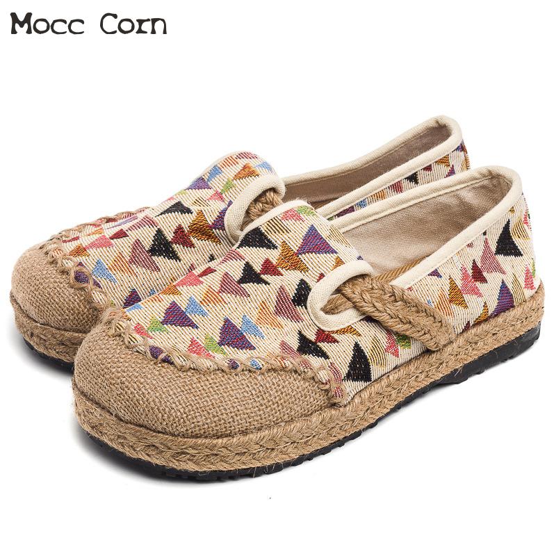 Mocasines planos de las mujeres Zapatos planos Zapatos Slip On Casual damas bordado Zapatos transpirables Zapatos Mujer botas de calzado Zapatos Mujer