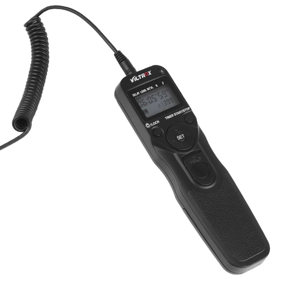 VILTROX Timer Remote Control Shutter Time Lapse Intervalometer with MC-S1 Cable used for SONY A99 A77 A580 A57 A590
