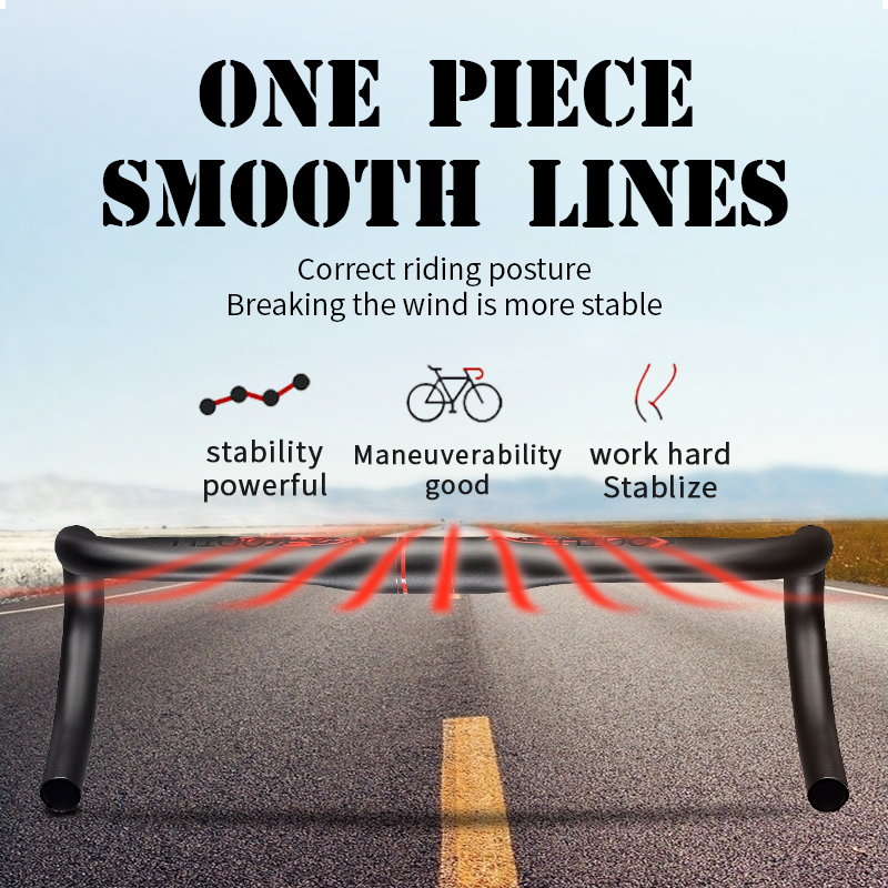 KOOTU Fahrrad Lenker Carbon Fiber 420MM/440MM Mountainbike/Mountainbike Lenker Carbon Rennrad lenker Fahrrad