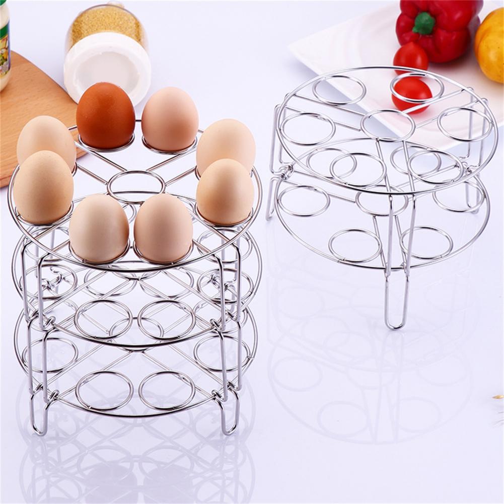 Useful Steaming Rack Safe Anti-rust Egg Steamer Rack Heat Insulated Egg Basket Cook Accessories Egg Steamer Rack