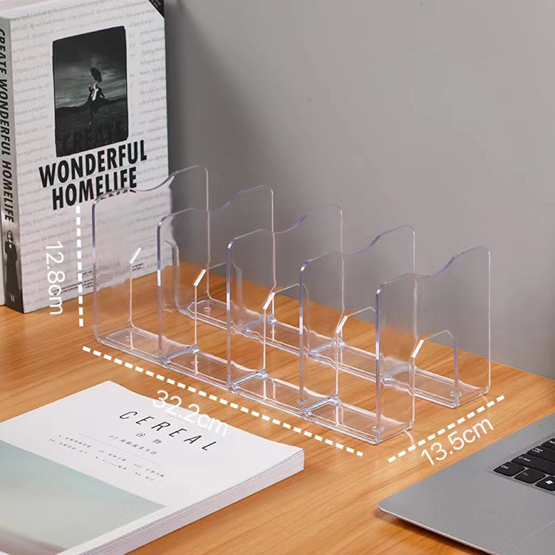 Doorzichtige plastic portemonnee handtas organisator 4-delige tas kast plankverdeler portemonnee displaystandaard handtas opslag organisator houder