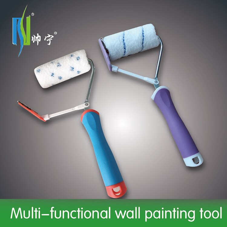 4 inch wall painting tool drum brush paint brush DIY corner drum brush