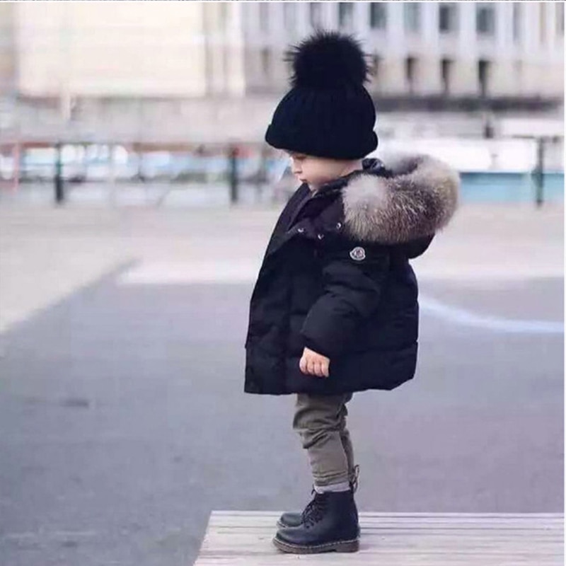 Jongens Winter Jas 1-7 Jaar Oude Kinderen Parka Hooded Effen Kleur Hand Verscholen Katoenen Jas Peuter Meisje winter Jas Unisex