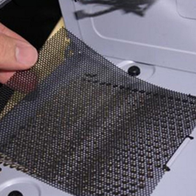 Filtro antipolvere PVC nero ventola per PC custodia antipolvere coperture antipolvere a rete per computer