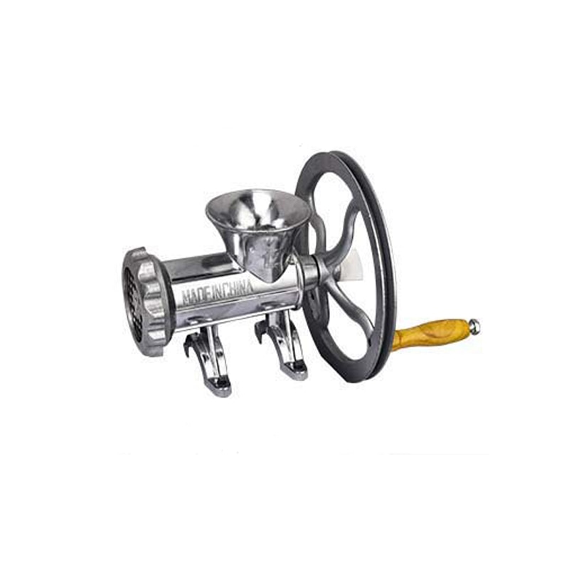 Hand vev köttkvarn skivare manuell korv stoppare fyllmedel maskin köttfärs nudel fräs mutter fräs chopper aluminiumlegering