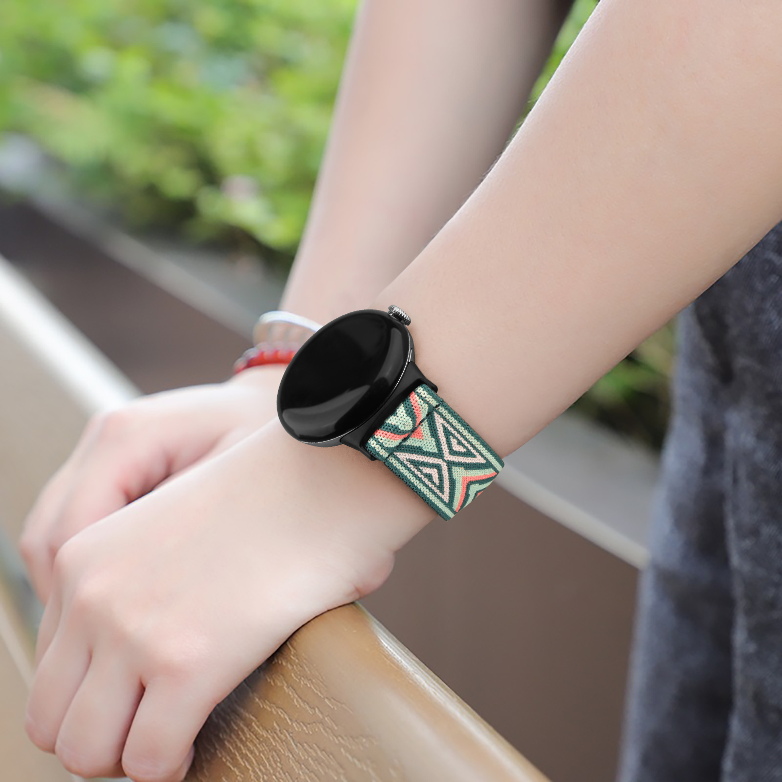 Elastic Nylon Strap For Google Pixel Watch Band Adjustable Watchband Wristband For Google Pixel Watch Strap Bracelet Correa