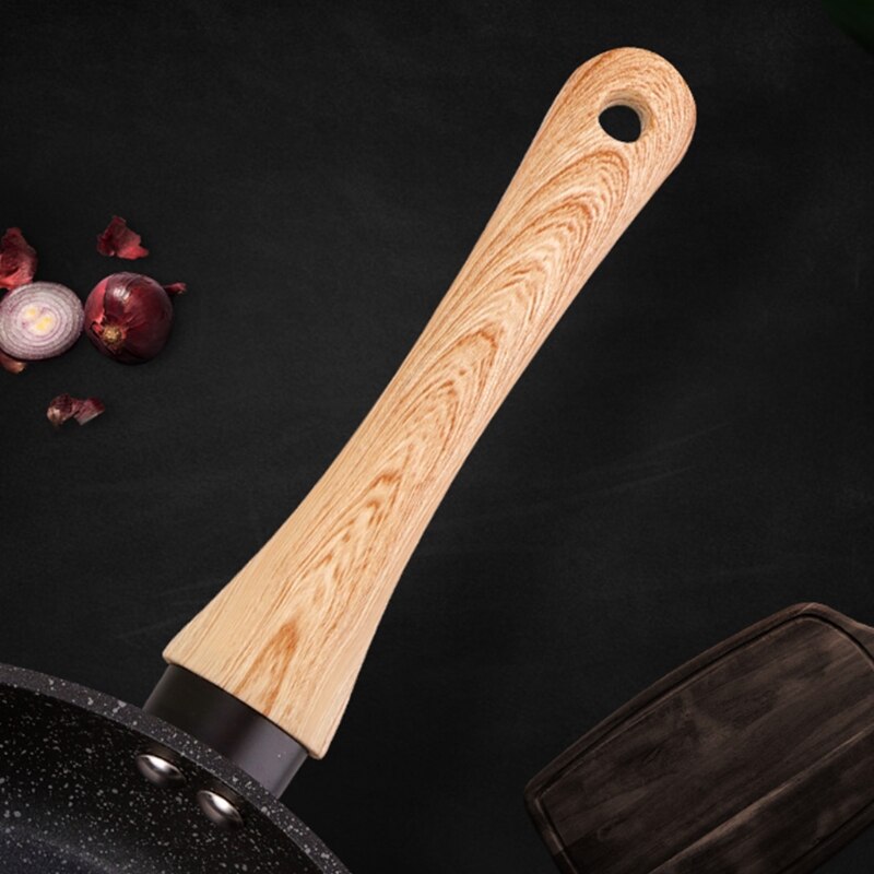 20cm Aluminum Alloy Maifan Stone Non-stick Frying Pan Smokeless Small Wok