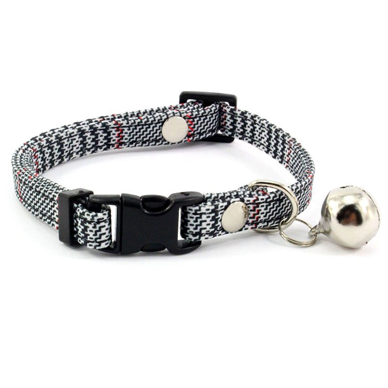 Poule Collier pour Les Petits Chiens avec Cloche De Collier de Chien Pour Chiots Chats Femelle Chien Accessoires Pour Animaux Produits collier chien: Little Houndstooth 1 / S NECK 20-32 CM