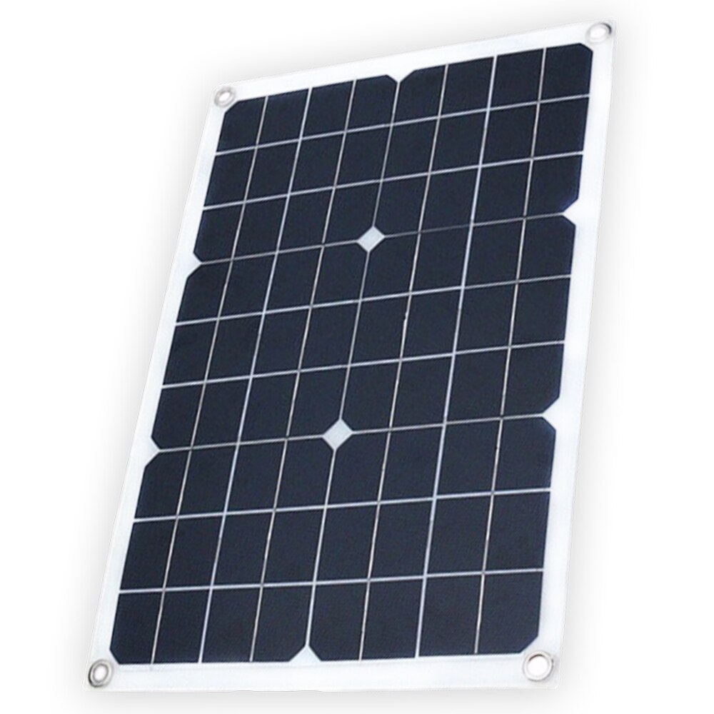 Zonnepaneel Met Usb-poort Monokristallijn Silicium Zonnecel Voor Diy Camping Waterdicht Zonnepaneel Compatibel