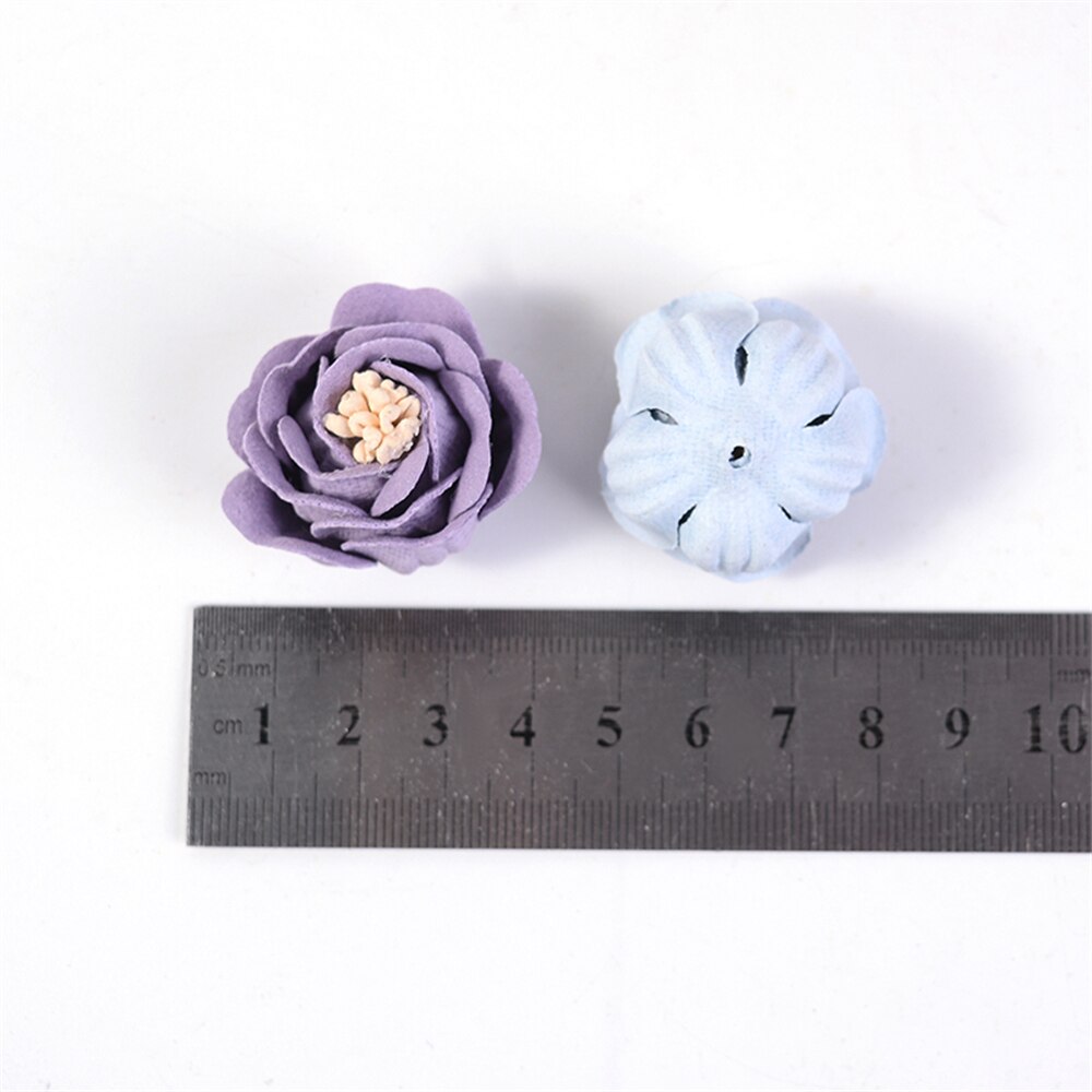 10Pcs Kunstmatige Milieuvriendelijke Bloem Microfiber Bloemen Hoofd Home Decor Wedding Garland Decoraties Diy Haar Corsage Accessoires