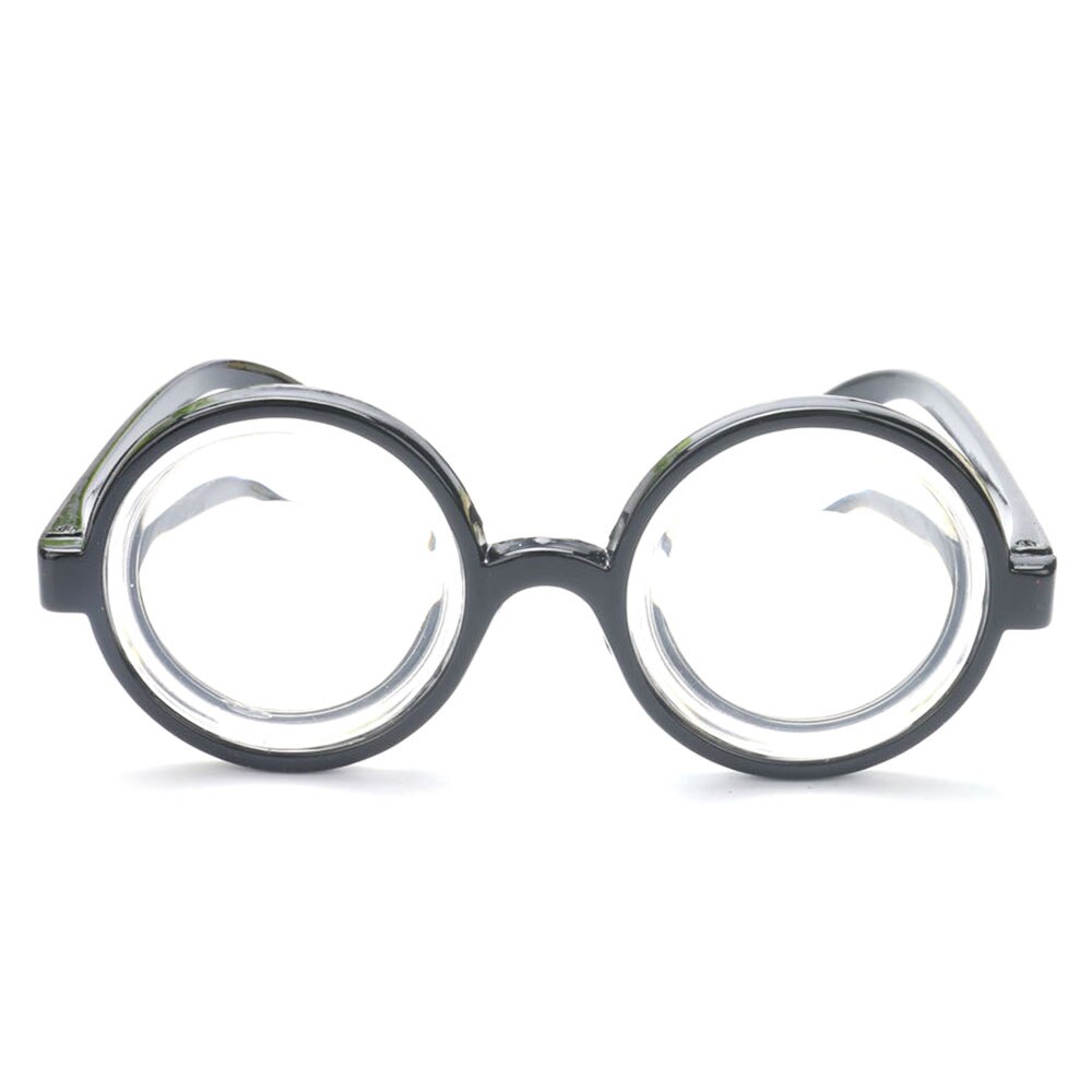 4 Pack Geek Nerd bouteille épaisse ronde lunettes pour fête circulaire savant fou Nerd lunettes Halloween Costume habiller accessoires