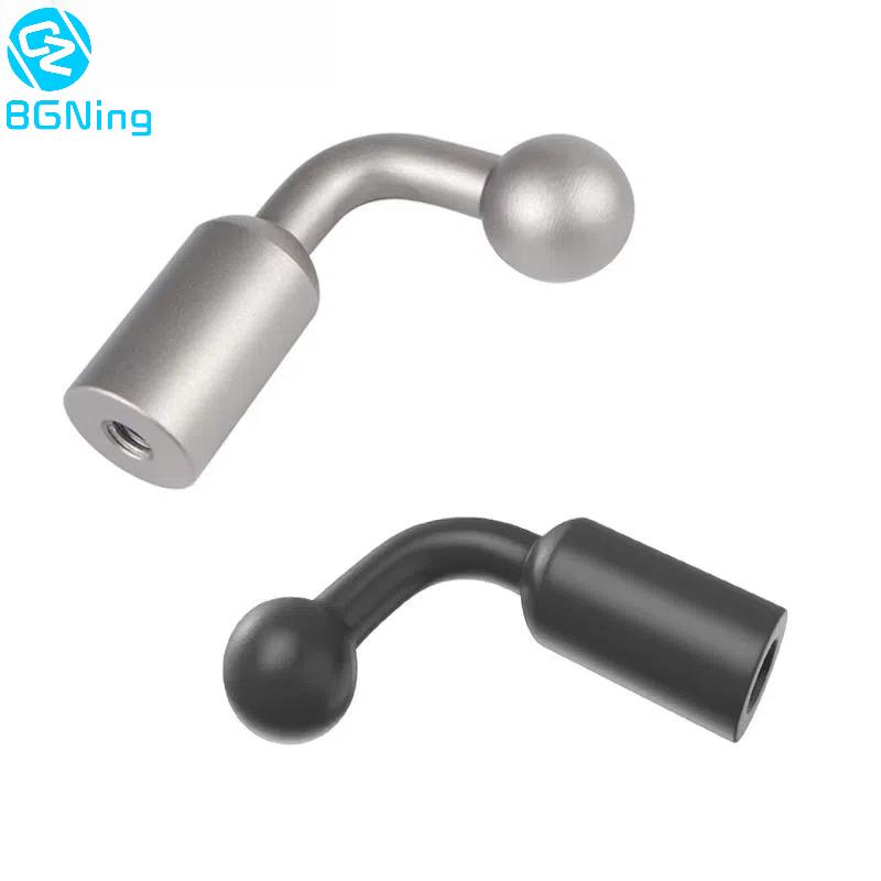 Metall 17mm -kulehodeadapter for telefon, nettbrett, gps-navigator, brakettholder, 1/4- gjengers  to 17mm- kulehodekontakt for stativfeste