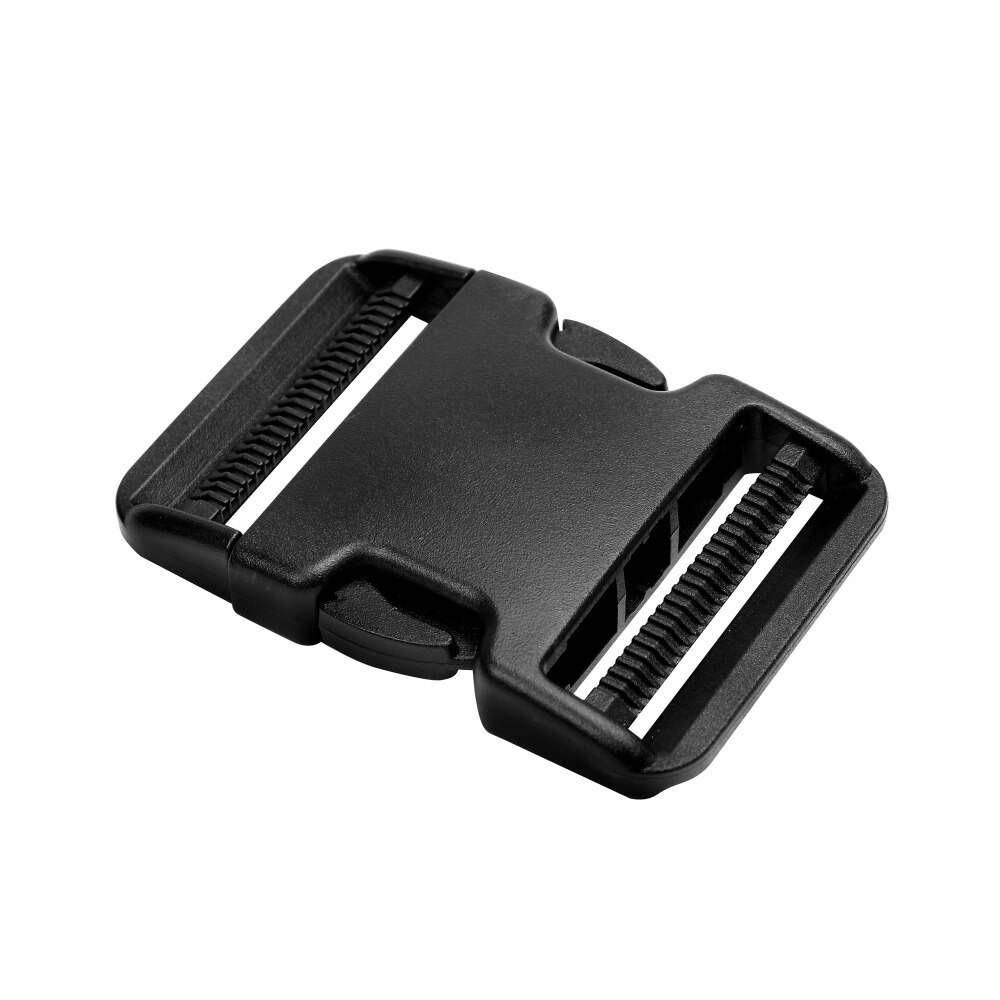Boucle en plastique de 2 pouces (50mm) à Double réglage, clip de sangle en plastique pour bagages, boucle de ceinture plate à dégagement rapide 5