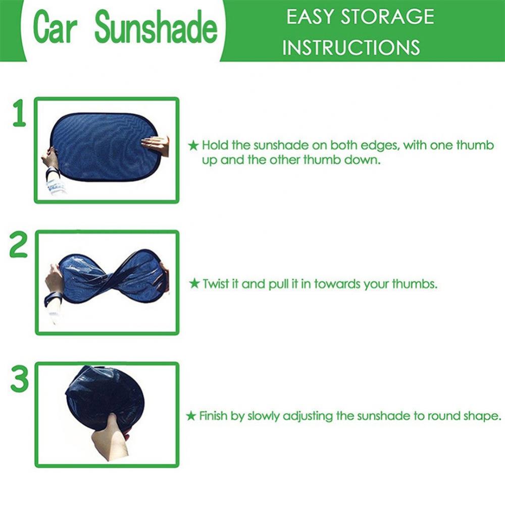100x50cm Universal Car Rear Window Mesh Sunshade Sun Shield UV Protection Cover