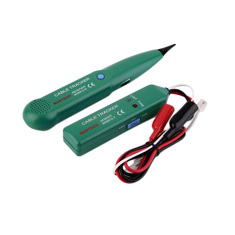 Original MASTECH MS6812 Telephone Wire Tracker LAN Network Cable Tester for UTP STP Cat5 Cat6 RJ45 RJ11 Line Finding Testing