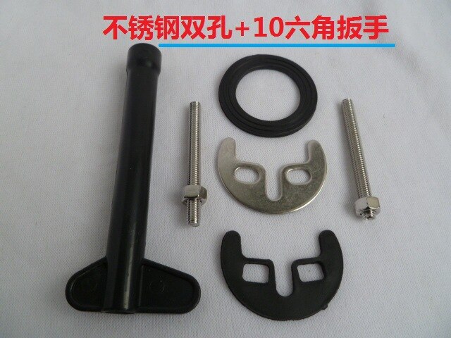 Pieza de herradura de grifo de un solo orificio, accesorio de fijación de montaje, instalación, varilla de tornillo, herramienta de manga de reparación