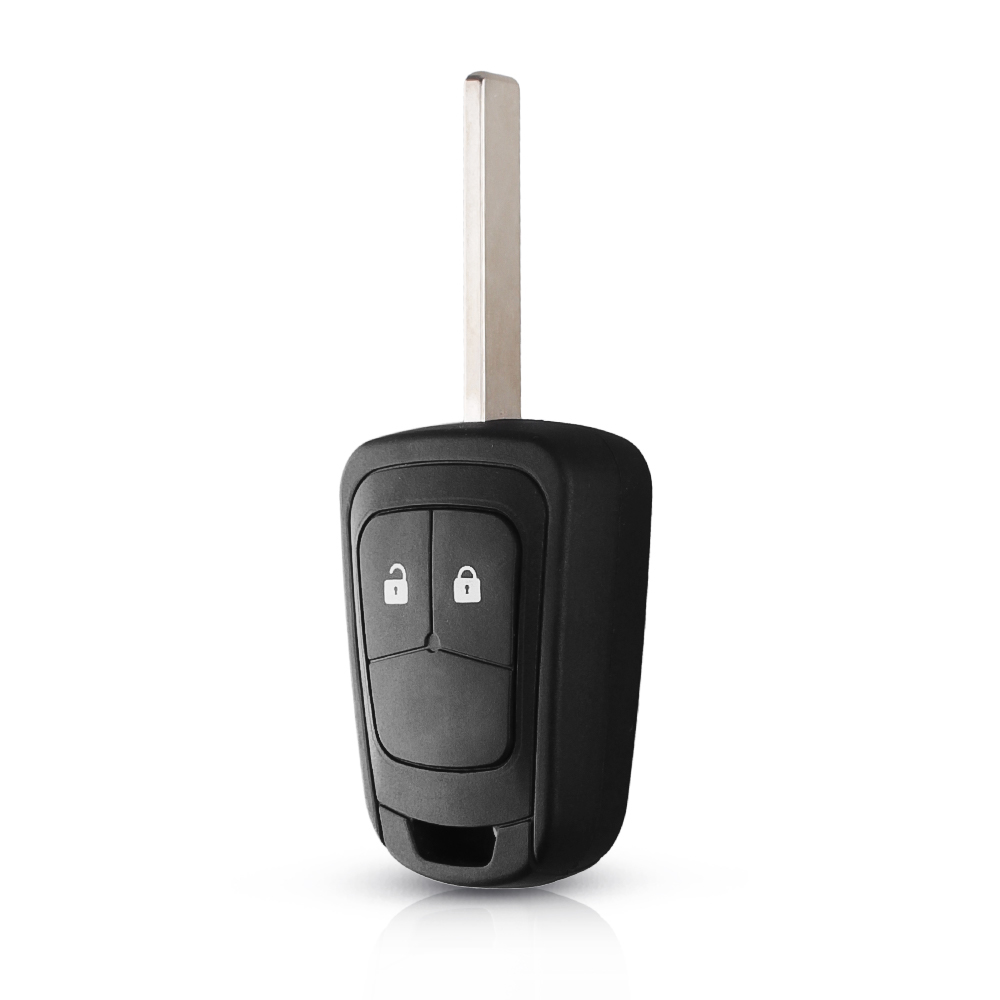 KEYYOU Car Key Case For Chevrolet AVEO Cruze For Opel Malibu Sonic HU100 Key Blade 2/3 Buttons: 2 Buttons