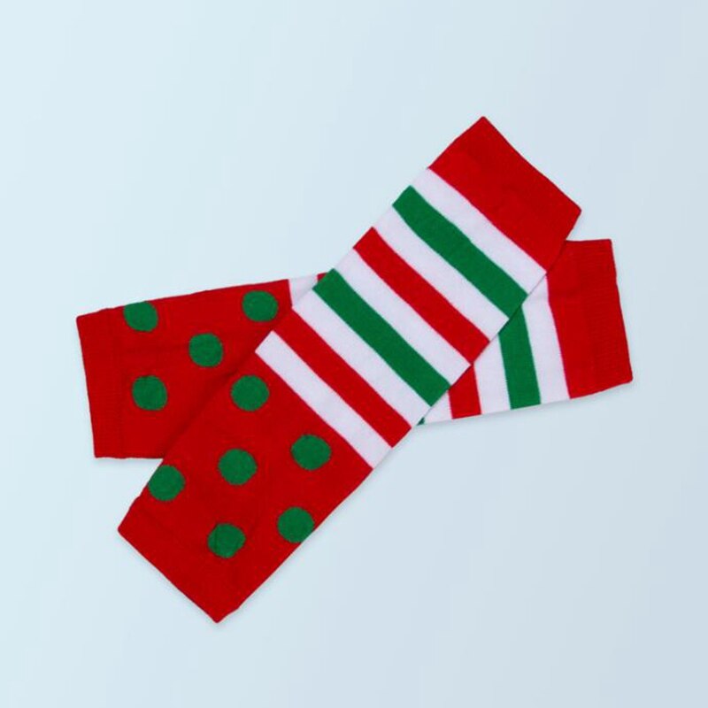 3 pares de calentadores de lunares de para niñas, mallas, calcetines de rodilla, fantasía Infantil, talla gratis de 0 a 3 años: T096-G