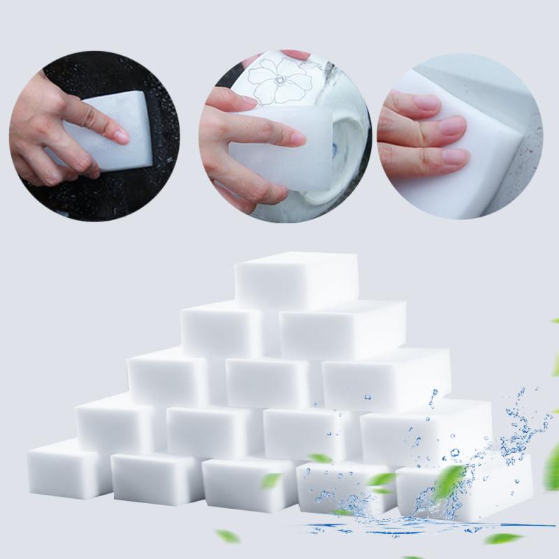 20x esponja melamina Borrador de esponja mágico, limpiador de melamina esponja de limpieza para oficina de cocina Limpieza de baño herramientas