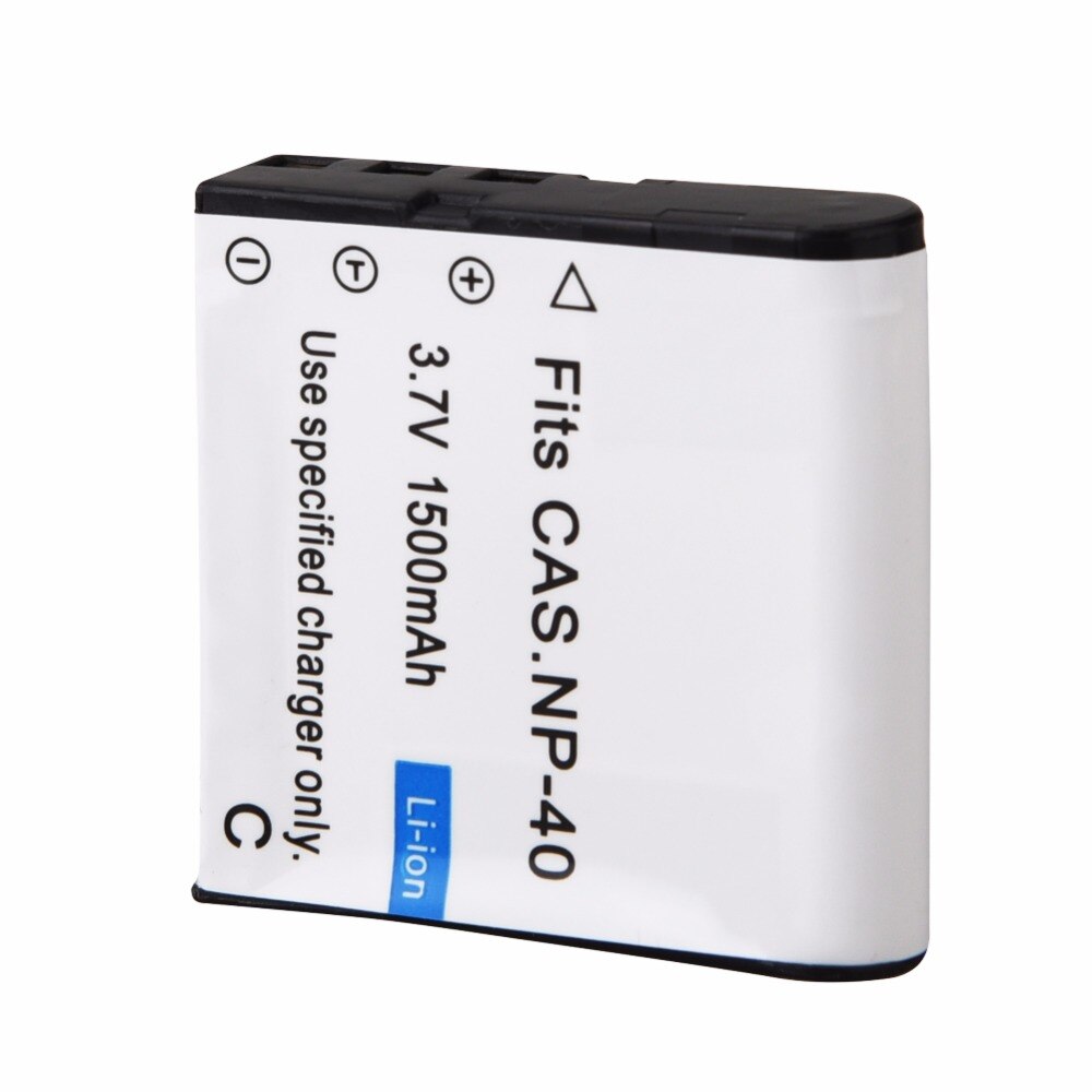 1pc 1500mAh NP-40 Digital Camera Battery for Casio EX-Z30/Z40/Z50/Z55/Z57/Z750 EX-P505/P600/P700 PM200 NP 40 NP40 CNP40 Battery