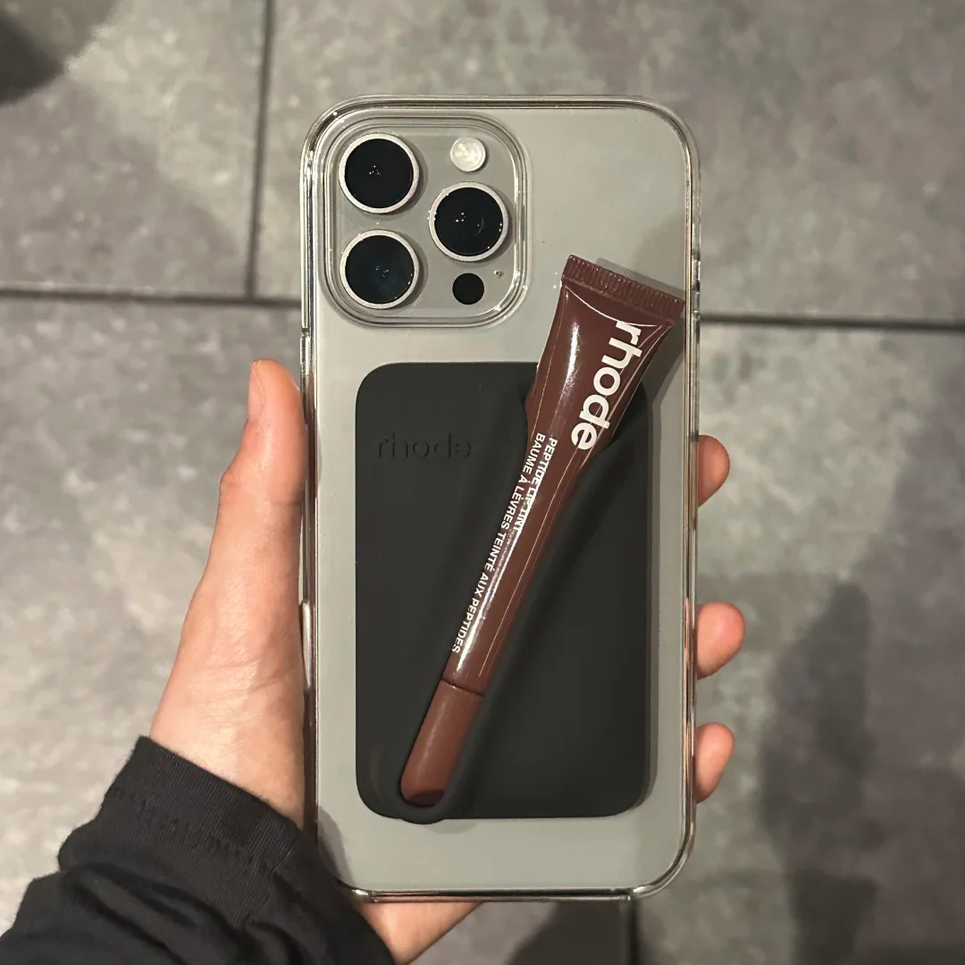 Rho Magnetische SNAP-ON LIP CASE met MagSafe hoesje voor iPhone 17 Air 16 15 14 13 12 11 Pro Max Lipglosshouder Telefoonhoesjes
