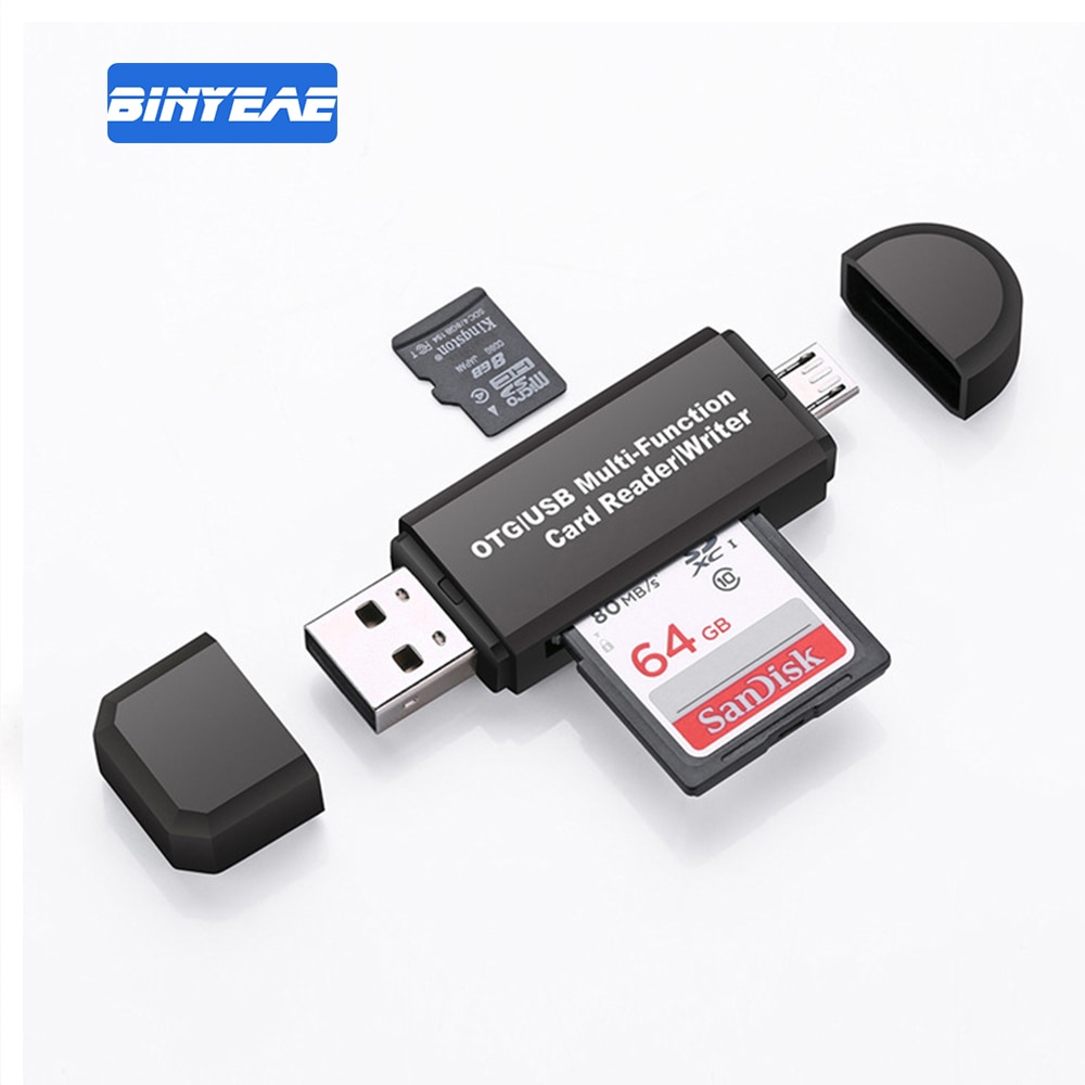 Micro USB naar Type C Adapter Ondersteuning Micro SD/SD Card/USB Reader Data Transfer OTG Adapter Converter voor Android Telefoon