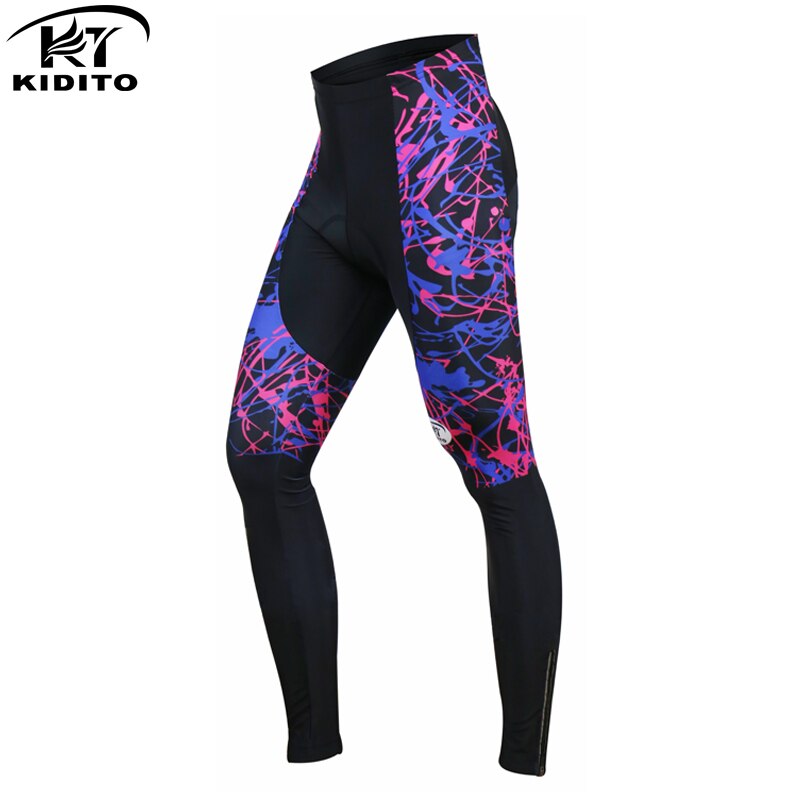 Kiditokt heren winter 3d gel gevoerde fietsbroek schokbestendig mountainbike fietsbroek mtb fietsbroek: Alleen broek / 4xl