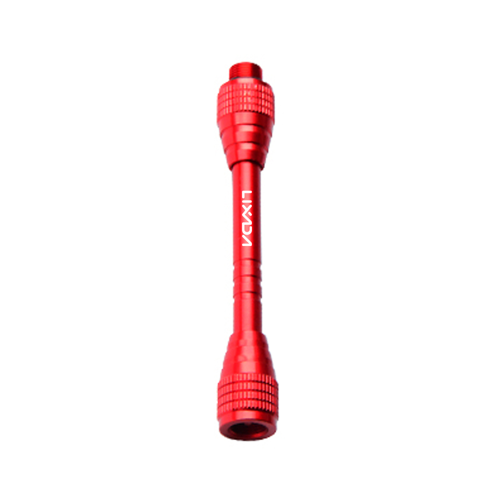 Lixada Outdoor Camping Gas Licht Extension Pole Aluminium Verlengstuk Voor Outdoor Camping: Red Short