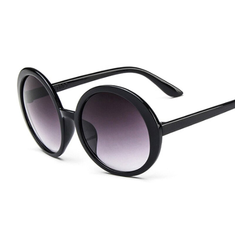 Gafas De Sol redondas rosas para mujer, anteojos De Sol femeninos De Vintage De , con montura grande, De plástico con espejo De Color