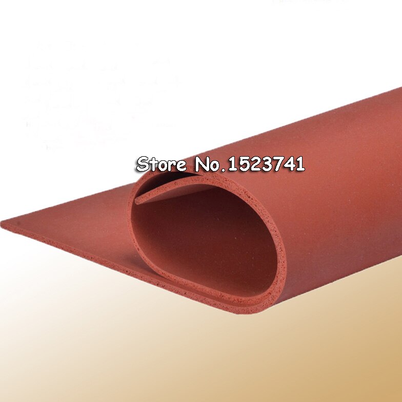 Freies 500X500X3 MM Silikon Schwamm Gummi-blatt Platte Pad 50x50 cm (20x20 &quot;) Hohe Temp Transferpresse