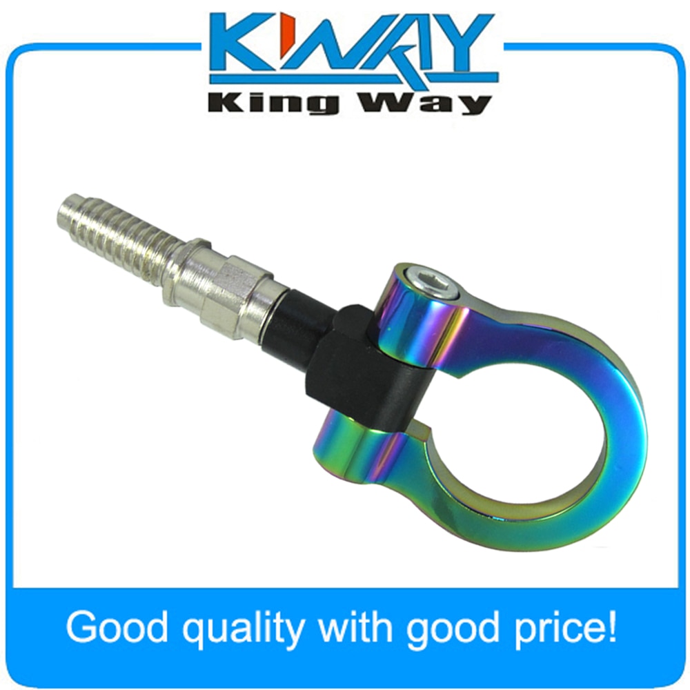 Gancho de remolque para BMW, E46, E81, E30, E36, E90, E91, E92 y E93, JDMSPEED-NEO cromado, EURO RACING, T2