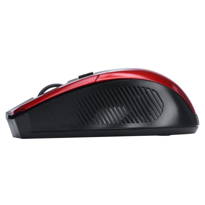 Souris optique sans fil Portable, 2.4GHz, 2000 DPI, 4 boutons, pour ordinateur PC et Portable