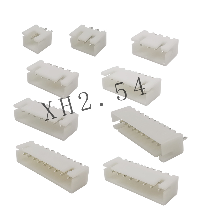 Jst  xh 2.54 2.54mm conectori de sârmă cu 2/3/4/5/6/7/8/9/10 pini bornele conectorului antet cu pini drepte  xh2.54 mm fișă carcasă