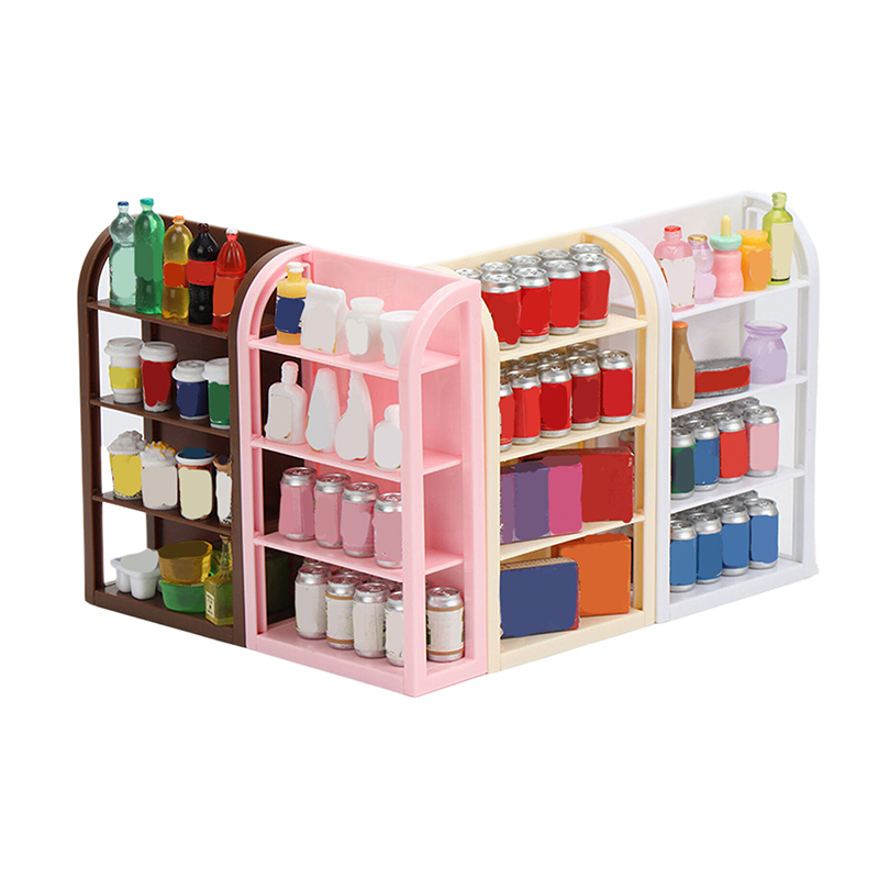 Estante de almacenamiento en miniatura para casa de muñecas 1:12, estante para cena de pan, estante vacío, muebles, modelo de decoración para el hogar, accesorios para casa de muñecas de juguete