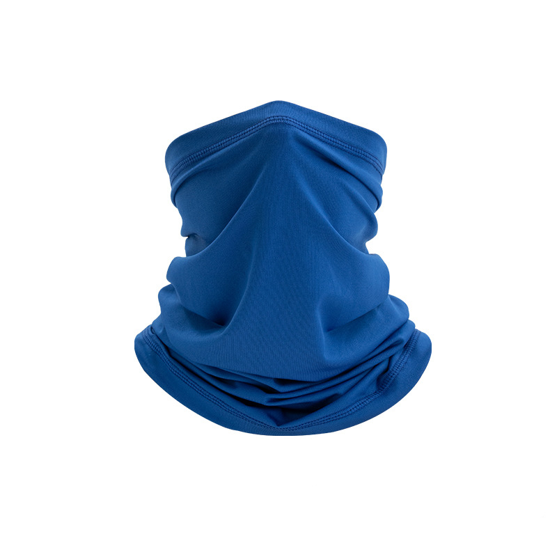 Pasamontañas transpirable de seda de hielo para exteriores, protector solar que absorbe el sudor, bufanda para conducir, Bandana para pescar, tocado para el cuello, accesorios para motocicleta: Champán