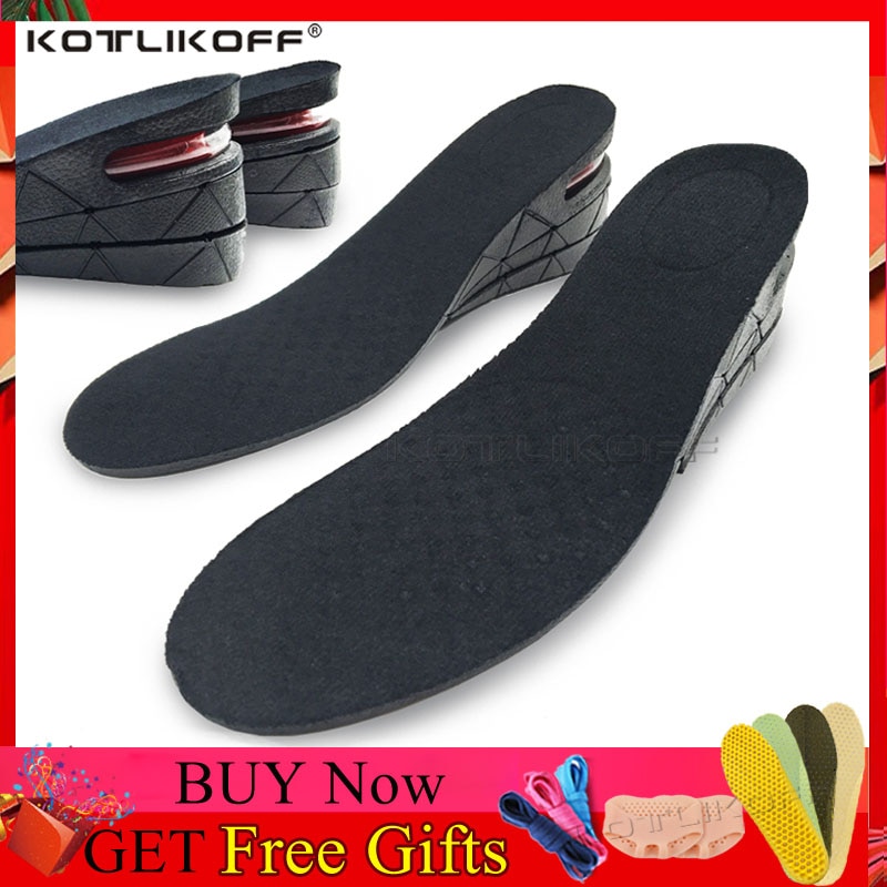 Kotlikoff Hoogte Toename Binnenzool Kussen Lift Inlegzolen Hoogte Lift 3-9Cm Verstelbare Schoen Hak Insert Taller Unisex Voet pads