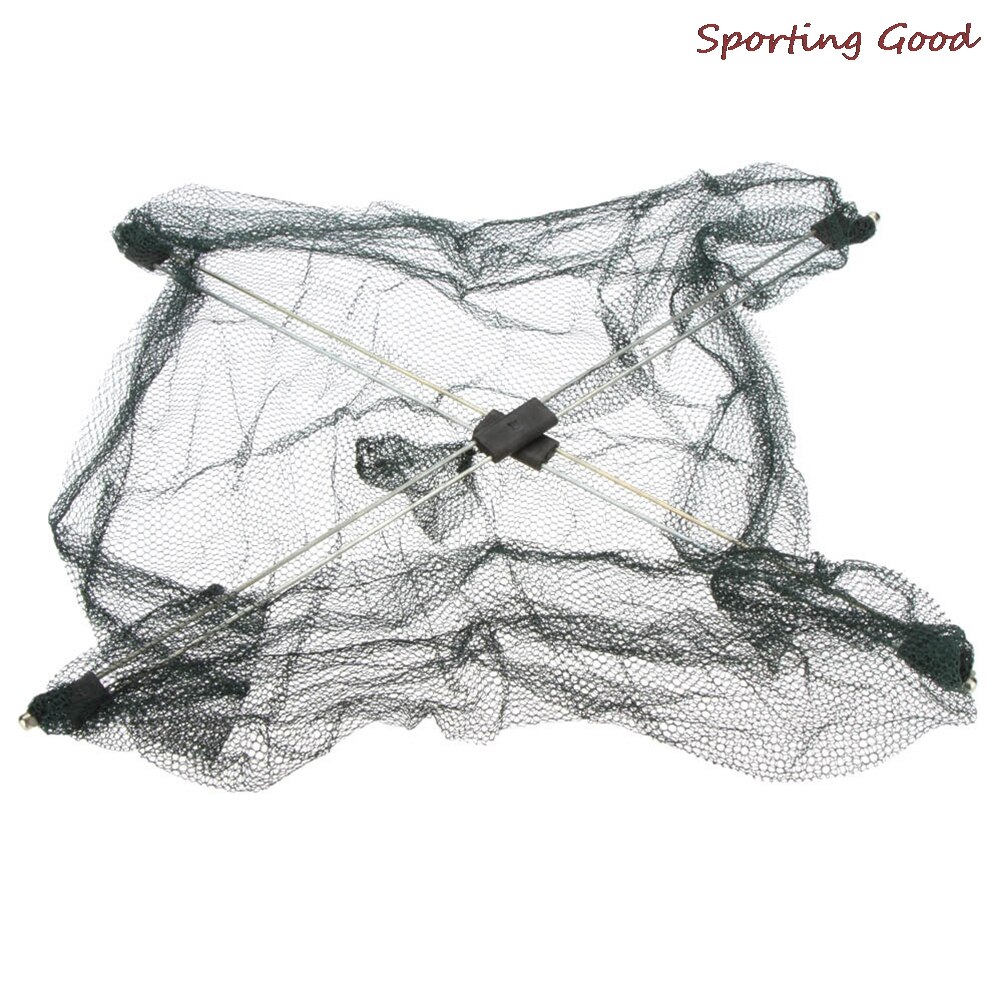 Opvouwbare Mesh Aas Trap Cast Dip Netto Krab Garnalen Smelt Paling Krab Kreeft Minnows Garnalen Crawfish Netto