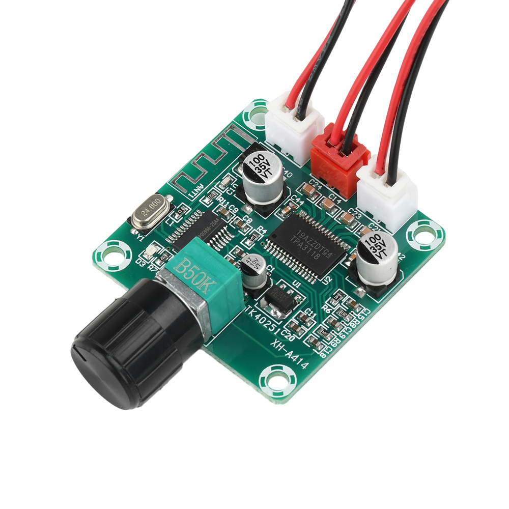 DC12~24V TPA3118D2 Digital Amplifier Board Bluetooth Audio Amplifier Module 2.0 Dual Channel 50W*2 HiFi Stereo Amplifier
