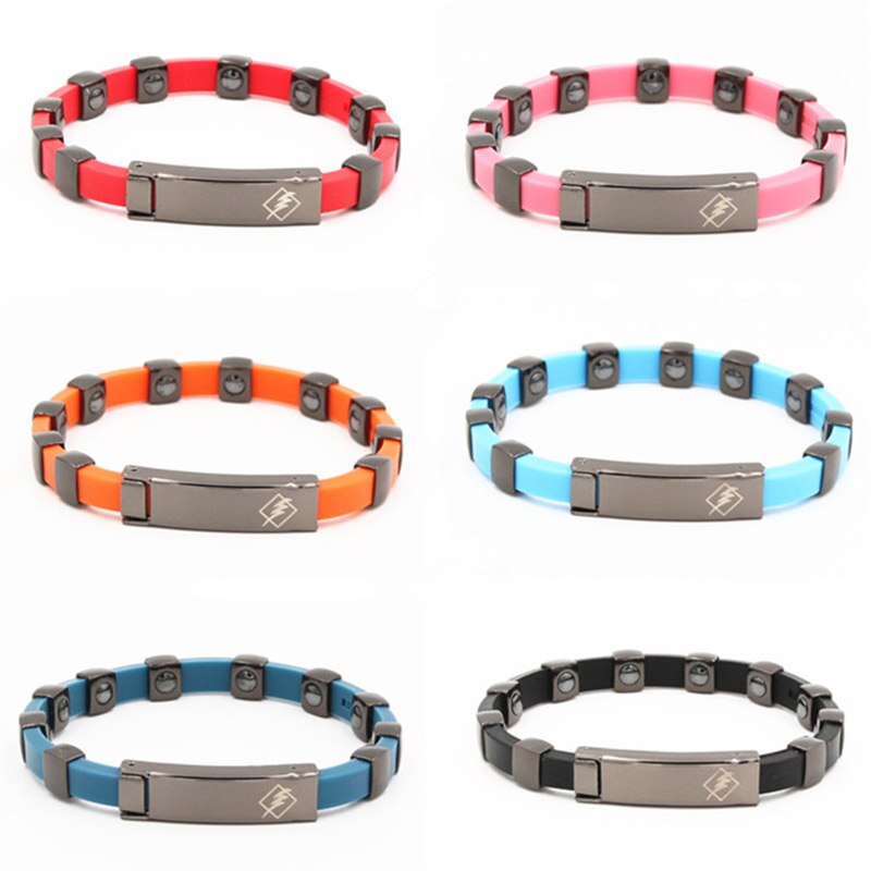 Anti Static Bracelet Negative ion Silicone Bracelet Remove The Body Static Waterproof Couples Wristband Safety Working Sport