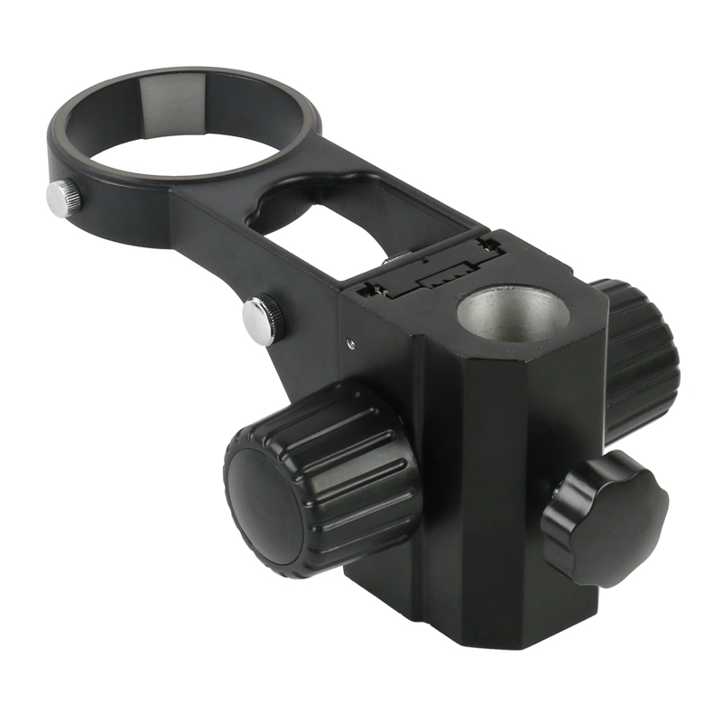 Soporte de microscopio estéreo Binocular Trinocular, accesorios de soporte, soporte de plataforma, Base de mesa de trabajo: 25mm Holder Black