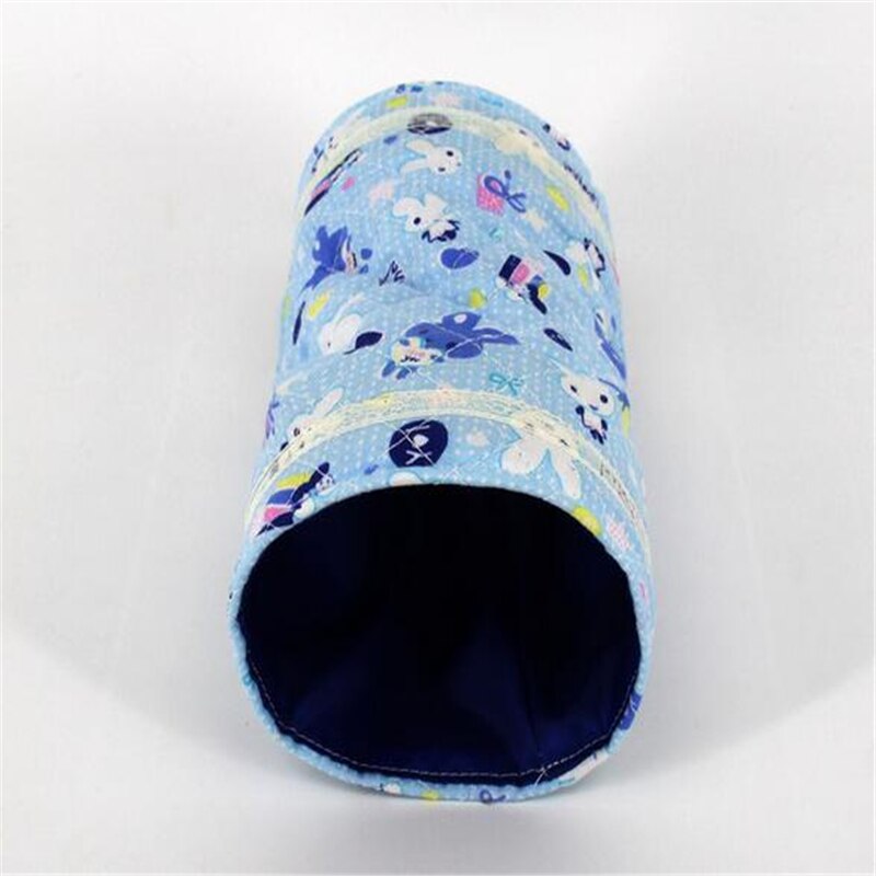 Túnel para hámster de un solo canal de tela, cálido juguete, pequeños conejillos de indias, hámster, tubos de juguete, túneles, jaula para hámster de primavera, casa