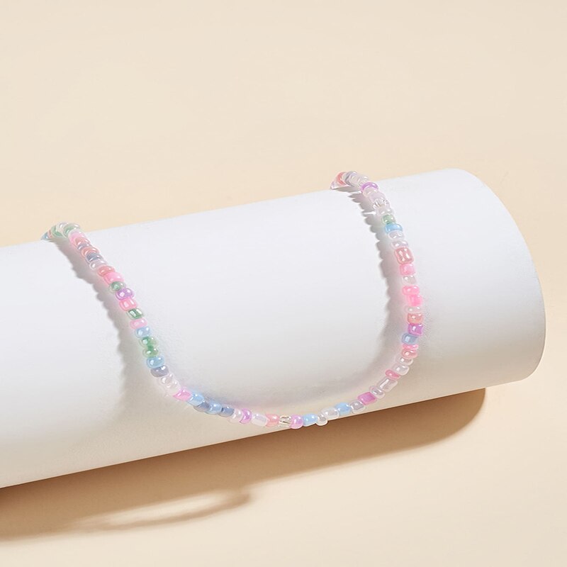 ketting sieraden necklace Zwarte Kleine Ronde Kraal Ketting Ketting Voor Vrouwen Verstelbare Ketting Ketting Mode-sieraden Collares Para Mujer Collares