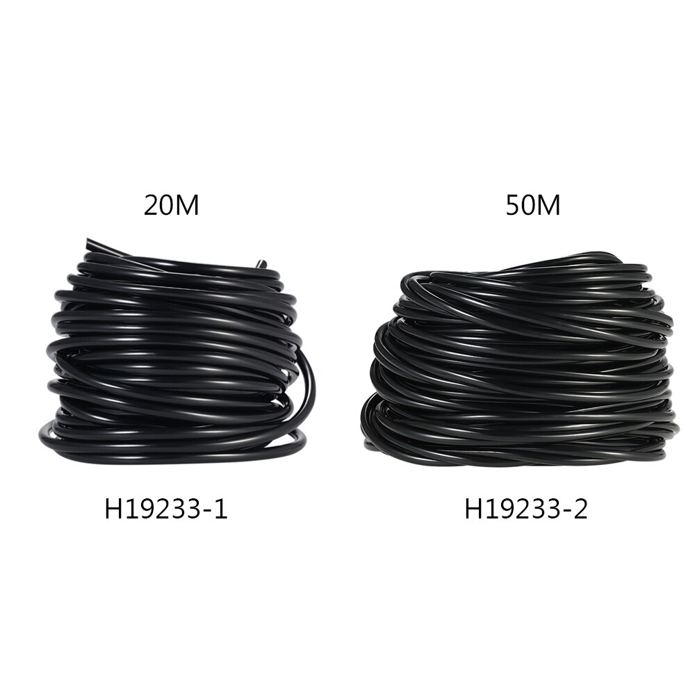 50m Watering Tubing Hose Pipe 4/7mm Drip Irrigation System for Home Garden Yard Lawn Landscape Patio Plants Flowers Water Supply