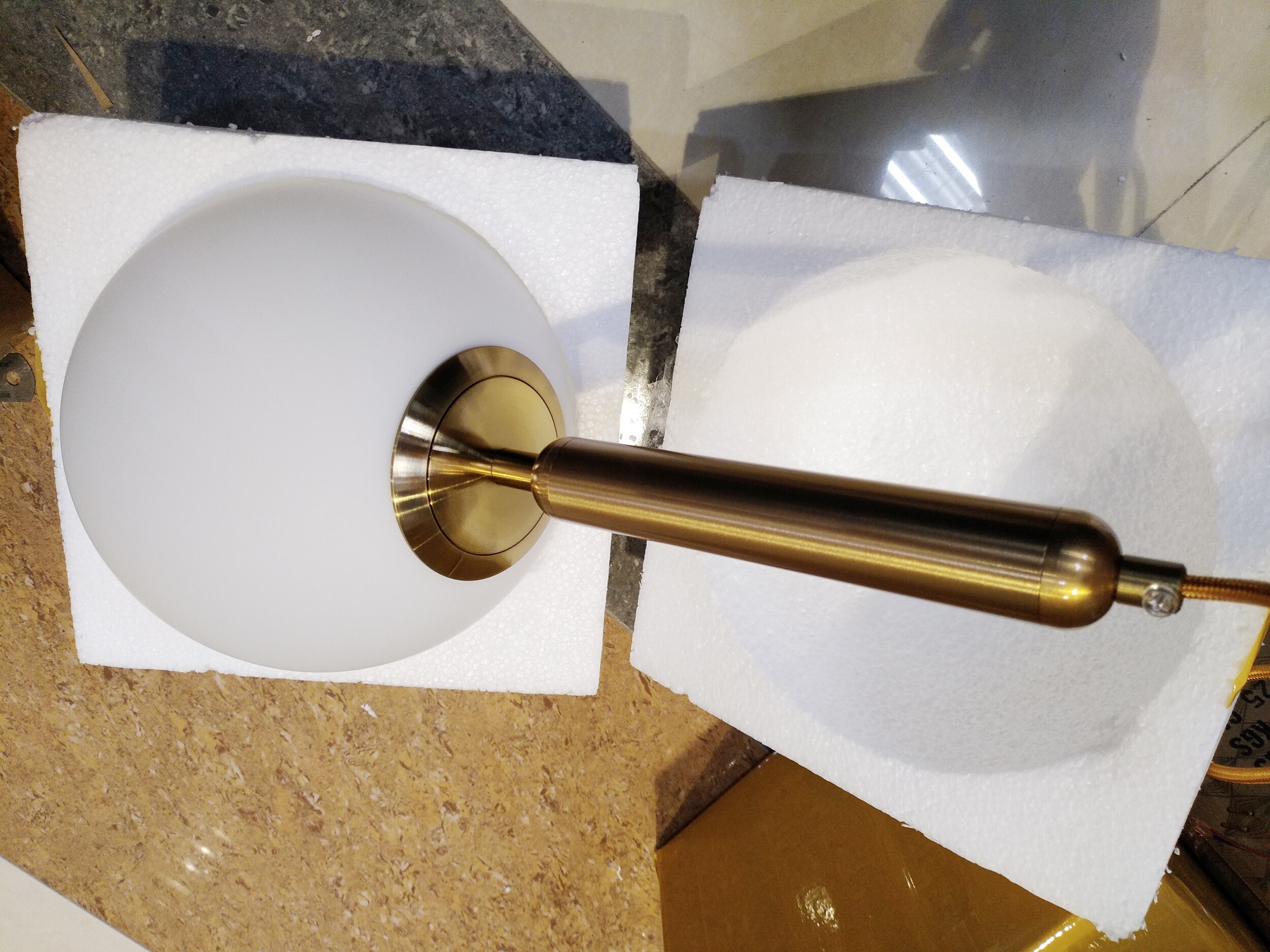 Nordiske led pendellamper glaskugle til soveværelse bar pendel iluminação sort guld globe hanglamp moderne pendel loftslampe