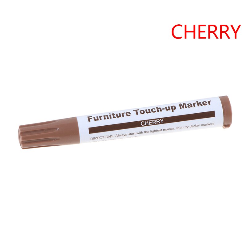 1pc Furniture Repair Pen Markers Scratch Filler Paint Remover For Wooden Cabinet Floor Tables Chairs: Cherry