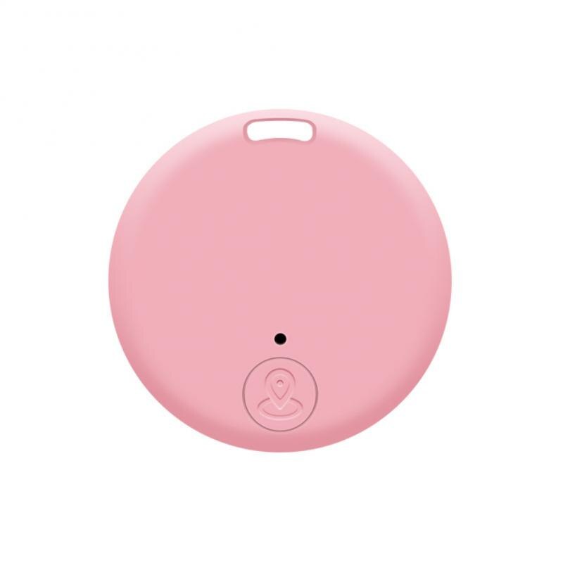 Tuya Bluetooth-Compatibel Anti-Verlies Huisdier Tracker Mini Circulaire Tracking Device Afstandsbediening Alarm Retainer App Smart Leven: pink