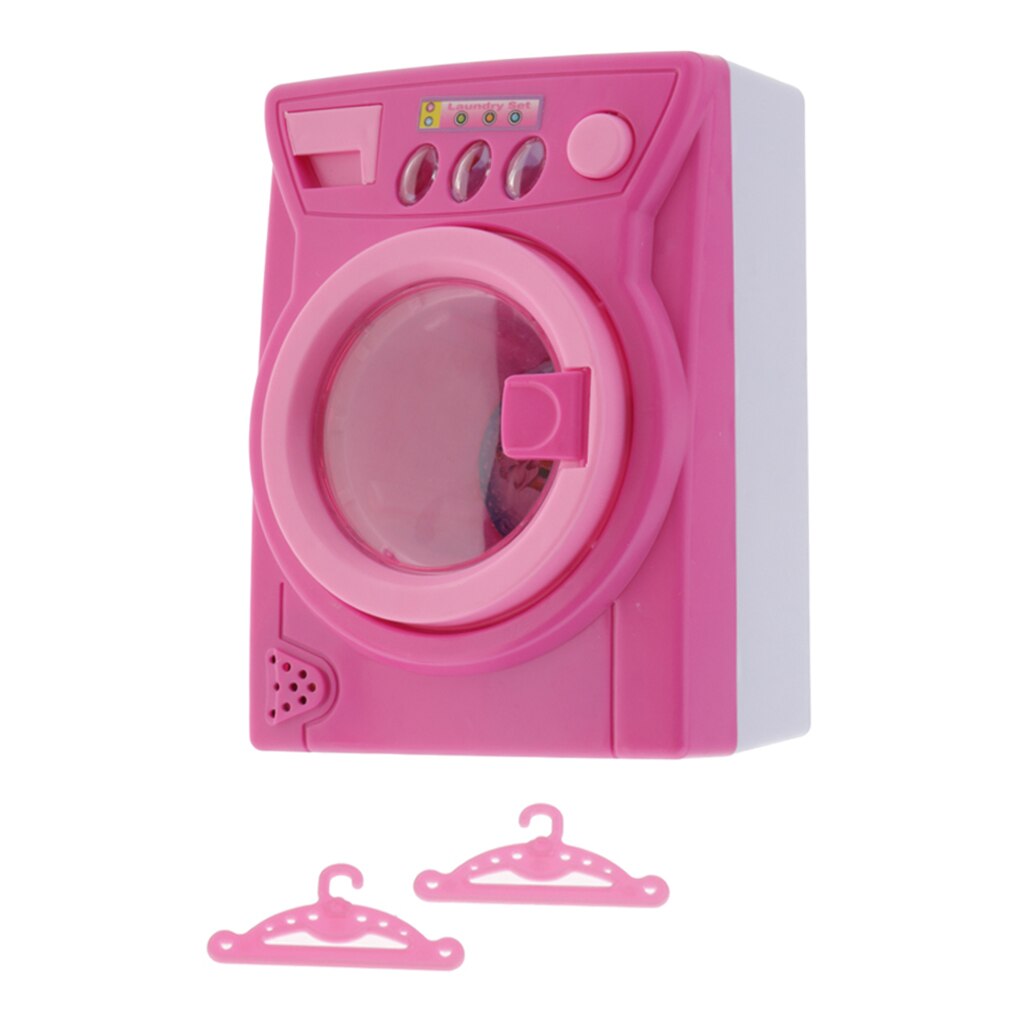 Washing Machine Plastic Toddlers Pretend Play Set Educational for Kids