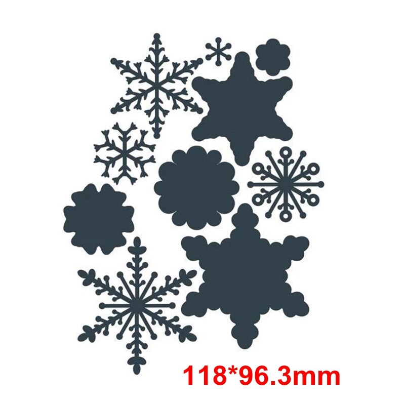 Flourishing Border Frame Metal Cutting Dies Frame&Stars&Phrases Die Cuts For Card Making DIY Embossed Crafts Cards: 5