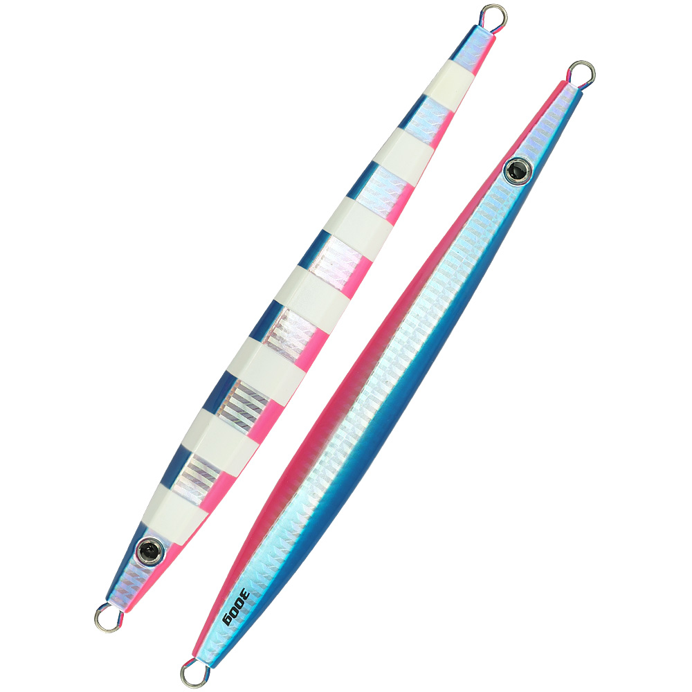 Jiggingpro 300g 400g Deep Sea Fishing Lure Metal Jigs Saltwater Jigging Lure Slow Pitch Jig: 120mm / Blue